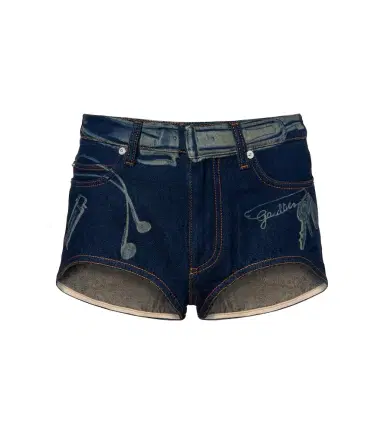 Jean Paul Gaultier Trompe-l'ail denim shorts | Thumbnail 1 Jean Paul Gaultier Trompe-l'ail denim shorts | Thumbnail 1