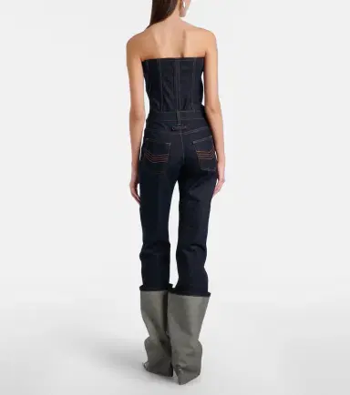 Jean Paul Gaultier Cutout straight jeans | Thumbnail 3 Jean Paul Gaultier Cutout straight jeans | Thumbnail 3