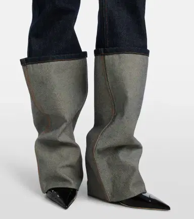 Jean Paul Gaultier Cutout straight jeans | Thumbnail 4 Jean Paul Gaultier Cutout straight jeans | Thumbnail 4