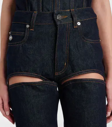 Jean Paul Gaultier Cutout straight jeans | Thumbnail 5 Jean Paul Gaultier Cutout straight jeans | Thumbnail 5