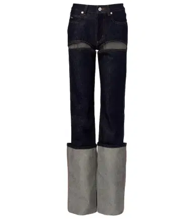 Jean Paul Gaultier Cutout straight jeans | Thumbnail 1 Jean Paul Gaultier Cutout straight jeans | Thumbnail 1