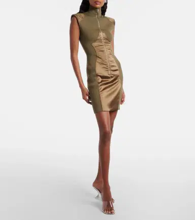 Jean Paul Gaultier Wool-blend minidress | Thumbnail 3 Jean Paul Gaultier Wool-blend minidress | Thumbnail 3