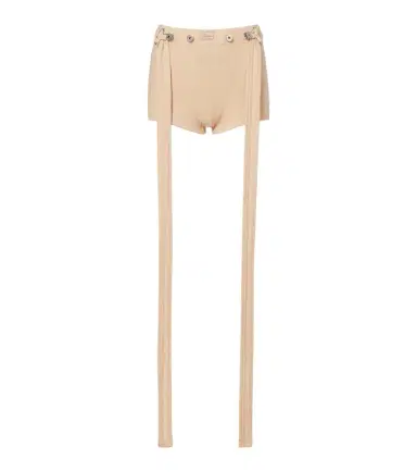 Jean Paul Gaultier Ribbed-knit cotton shorts | Thumbnail 1 Jean Paul Gaultier Ribbed-knit cotton shorts | Thumbnail 1