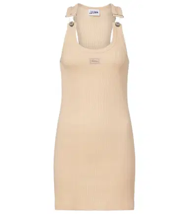 Jean Paul Gaultier Ribbed-knit cotton minidress | Thumbnail 1 Jean Paul Gaultier Ribbed-knit cotton minidress | Thumbnail 1