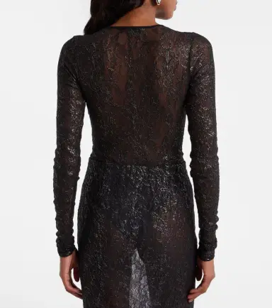 Wardrobe.NYC Wardrobe. NYC Floral lace bodysuit | Thumbnail 4 Wardrobe.NYC Wardrobe. NYC Floral lace bodysuit | Thumbnail 4