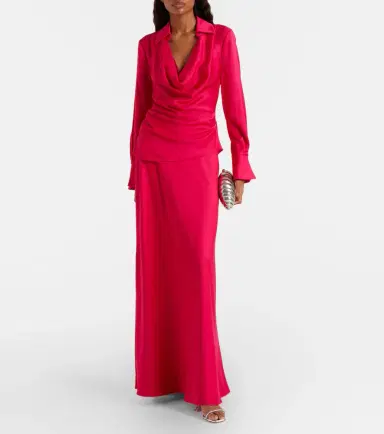 Simkhai Kiri satin maxi skirt | Thumbnail 3 Simkhai Kiri satin maxi skirt | Thumbnail 3
