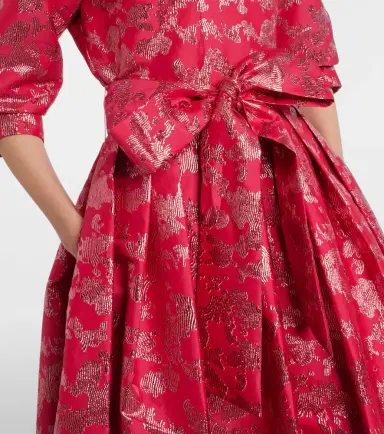 Simkhai Julip belted jacquard gown | Thumbnail 5 Simkhai Julip belted jacquard gown | Thumbnail 5