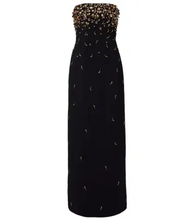 Simkhai Reign embellished crêpe bustier gown | Thumbnail 1 Simkhai Reign embellished crêpe bustier gown | Thumbnail 1