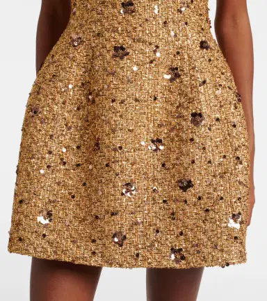 Simkhai Kit sequined tweed bustier dress | Thumbnail 2 Simkhai Kit sequined tweed bustier dress | Thumbnail 2