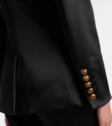 Veronica Beard Cynthia satin blazer | Thumbnail 3 Veronica Beard Cynthia satin blazer | Thumbnail 3