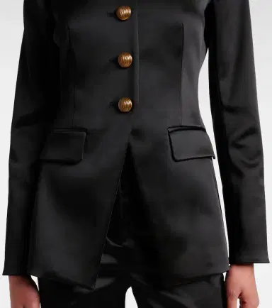 Veronica Beard Cynthia satin blazer | Thumbnail 5 Veronica Beard Cynthia satin blazer | Thumbnail 5