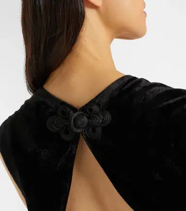 Veronica Beard Svetlana velvet minidress | Thumbnail 4 Veronica Beard Svetlana velvet minidress | Thumbnail 4