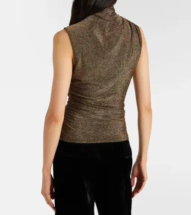 Veronica Beard Mylie glitter jersey top | Thumbnail 4 Veronica Beard Mylie glitter jersey top | Thumbnail 4