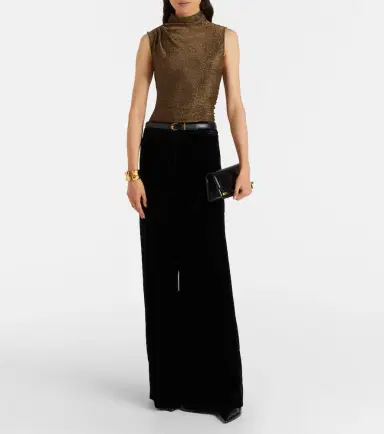 Veronica Beard Mylie glitter jersey top | Thumbnail 6 Veronica Beard Mylie glitter jersey top | Thumbnail 6