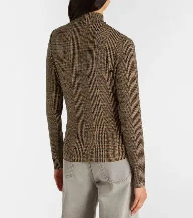 Veronica Beard Nate houndstooth jersey top | Thumbnail 2 Veronica Beard Nate houndstooth jersey top | Thumbnail 2