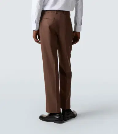 Zegna Cotton and wool straight pants | Thumbnail 2 Zegna Cotton and wool straight pants | Thumbnail 2