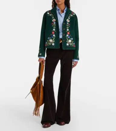 Rixo Jude embroidered wool-blend jacket | Thumbnail 5 Rixo Jude embroidered wool-blend jacket | Thumbnail 5