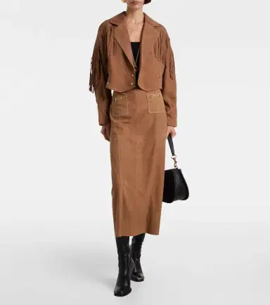 Rixo Darragh suede jacket | Thumbnail 4 Rixo Darragh suede jacket | Thumbnail 4
