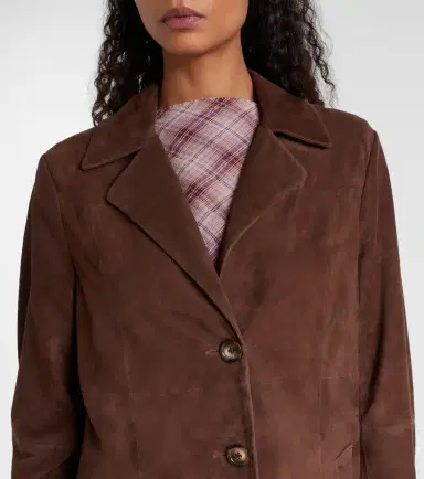 Rixo Astraea suede coat | Thumbnail 4 Rixo Astraea suede coat | Thumbnail 4