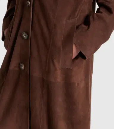 Rixo Astraea suede coat | Thumbnail 5 Rixo Astraea suede coat | Thumbnail 5