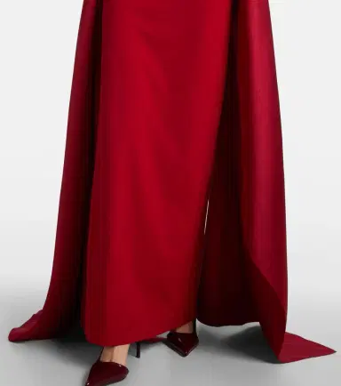 Solace London Olivia satin-trimmed gown | Thumbnail 5 Solace London Olivia satin-trimmed gown | Thumbnail 5