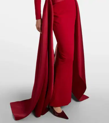 Solace London Olivia satin-trimmed gown | Thumbnail 6 Solace London Olivia satin-trimmed gown | Thumbnail 6