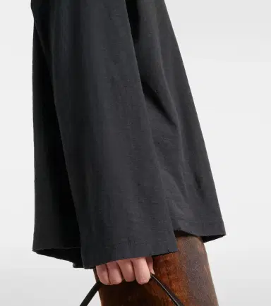Acne Studios Logo cotton and hemp jersey top | Thumbnail 4 Acne Studios Logo cotton and hemp jersey top | Thumbnail 4