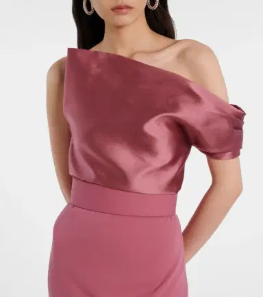 Solace London Magda asymmetric gown | Thumbnail 5 Solace London Magda asymmetric gown | Thumbnail 5