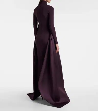 Solace London Olivia draped gown | Thumbnail 3 Solace London Olivia draped gown | Thumbnail 3