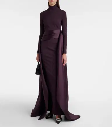 Solace London Olivia draped gown | Thumbnail 6 Solace London Olivia draped gown | Thumbnail 6