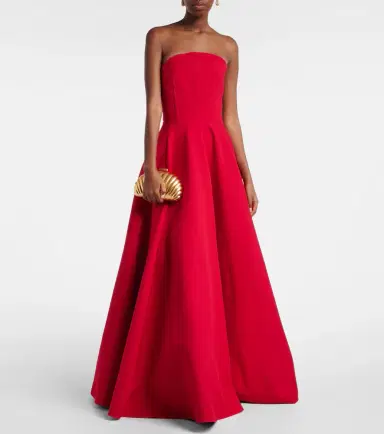 Solace London Mathilde strapless gown | Thumbnail 3 Solace London Mathilde strapless gown | Thumbnail 3