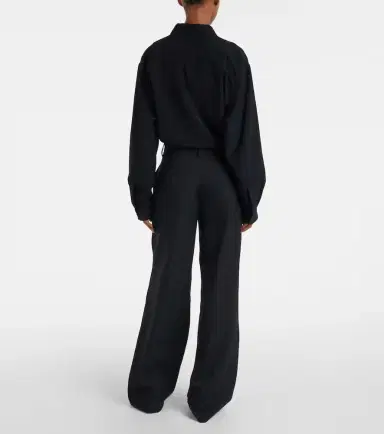 Calvin Klein Collection Simone wool wide-leg pants | Thumbnail 4 Calvin Klein Collection Simone wool wide-leg pants | Thumbnail 4