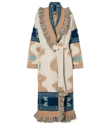 Alanui Icon jacquard virgin wool cardigan | Thumbnail 1 Alanui Icon jacquard virgin wool cardigan | Thumbnail 1