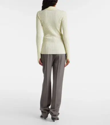 Calvin Klein Collection Amber wool polo sweater | Thumbnail 4 Calvin Klein Collection Amber wool polo sweater | Thumbnail 4