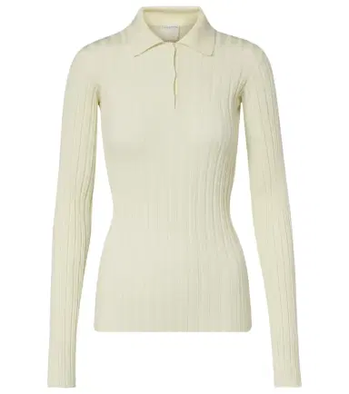 Calvin Klein Collection Amber wool polo sweater | Thumbnail 1 Calvin Klein Collection Amber wool polo sweater | Thumbnail 1
