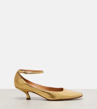 Calvin Klein Collection Anna metallic leather pumps | Thumbnail 3 Calvin Klein Collection Anna metallic leather pumps | Thumbnail 3