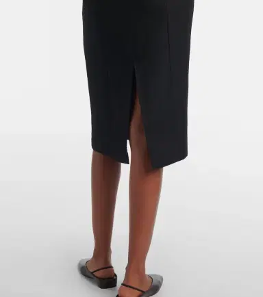 Calvin Klein Collection Bonny wool and linen-blend midi dress | Thumbnail 2 Calvin Klein Collection Bonny wool and linen-blend midi dress | Thumbnail 2
