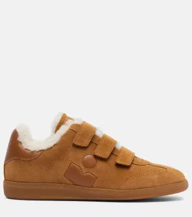 Isabel Marant Beth shearling-lined suede sneakers | Thumbnail 4 Isabel Marant Beth shearling-lined suede sneakers | Thumbnail 4