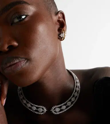 YEPREM Golden Strada 18kt yellow and white gold earrings with diamonds | Thumbnail 3 YEPREM Golden Strada 18kt yellow and white gold earrings with diamonds | Thumbnail 3