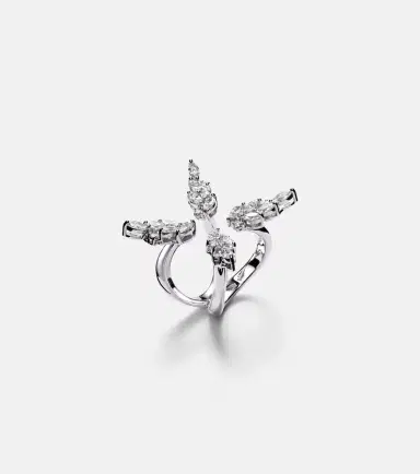 YEPREM Y-Not 18kt white gold ring with diamonds | Thumbnail 2 YEPREM Y-Not 18kt white gold ring with diamonds | Thumbnail 2