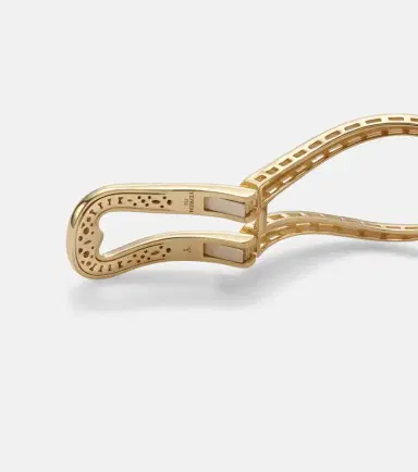 YEPREM Golden Strada 18kt yellow and white gold cuff bracelet with diamonds | Thumbnail 5 YEPREM Golden Strada 18kt yellow and white gold cuff bracelet with diamonds | Thumbnail 5