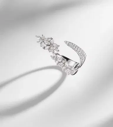 YEPREM Y-Not 18kt white gold ring with diamonds | Thumbnail 5 YEPREM Y-Not 18kt white gold ring with diamonds | Thumbnail 5