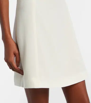 Simkhai Jolie velvet-trimmed crêpe minidress | Thumbnail 2 Simkhai Jolie velvet-trimmed crêpe minidress | Thumbnail 2