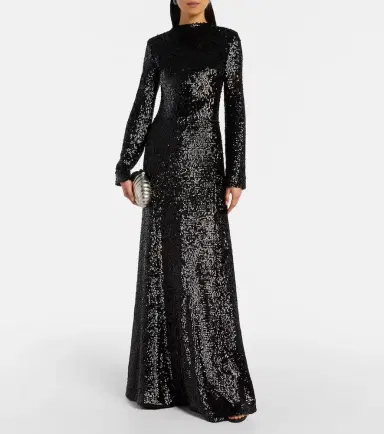 Simkhai Beatrice sequined gown | Thumbnail 2 Simkhai Beatrice sequined gown | Thumbnail 2