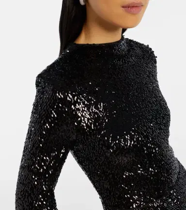 Simkhai Beatrice sequined gown | Thumbnail 3 Simkhai Beatrice sequined gown | Thumbnail 3