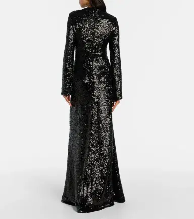 Simkhai Beatrice sequined gown | Thumbnail 4 Simkhai Beatrice sequined gown | Thumbnail 4