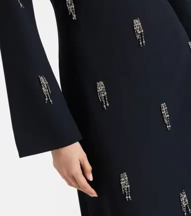 Simkhai Coretta embellished crêpe midi dress | Thumbnail 5 Simkhai Coretta embellished crêpe midi dress | Thumbnail 5