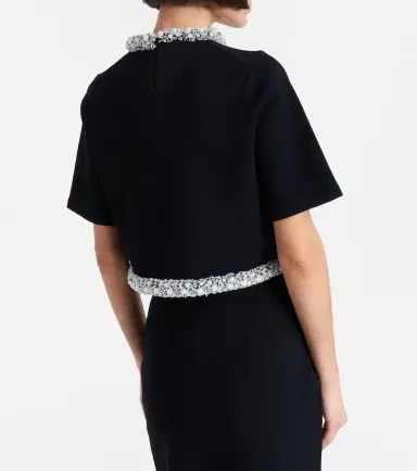 Simkhai Ozelle embellished knitted crop top | Thumbnail 3 Simkhai Ozelle embellished knitted crop top | Thumbnail 3