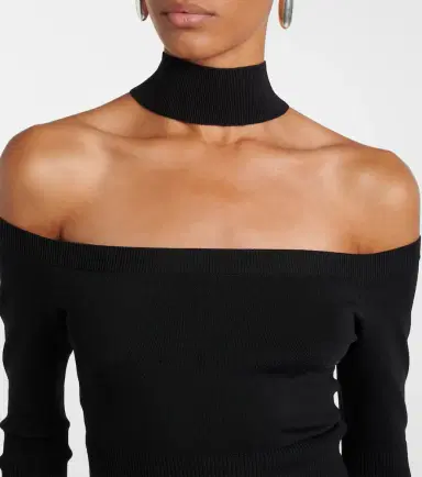 Simkhai Lila ribbed-knit off-shoulder top | Thumbnail 4 Simkhai Lila ribbed-knit off-shoulder top | Thumbnail 4