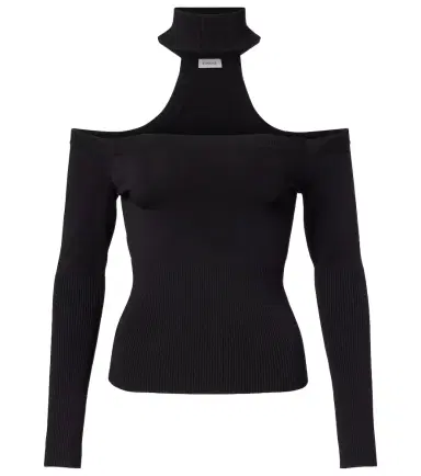 Simkhai Lila ribbed-knit off-shoulder top | Thumbnail 1 Simkhai Lila ribbed-knit off-shoulder top | Thumbnail 1
